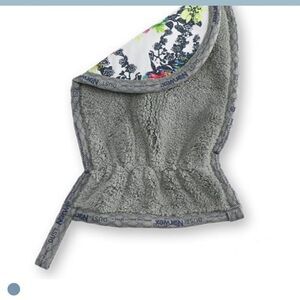 Norwex Dual Sided Mitt graphite/floral NWT